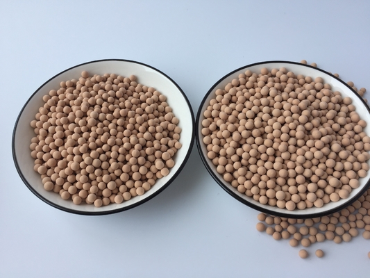 품질  Spheric 4A Molecular Sieve Desiccant For Humidity Control High Adsorption 공장