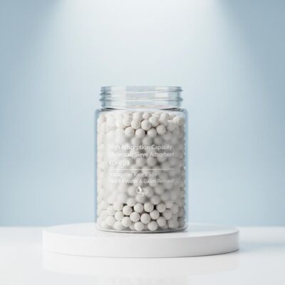 2*58s 흡착 속도 및 최대 400°C의 열 안정성을 갖춘 고흡착 용량 분자체 흡착제