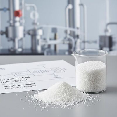 석유화학 가스 분리를 위한 기공 부피 0.35-0.45ml/g 및 최대 400°C의 열 안정성을 갖춘 분자체 흡착제